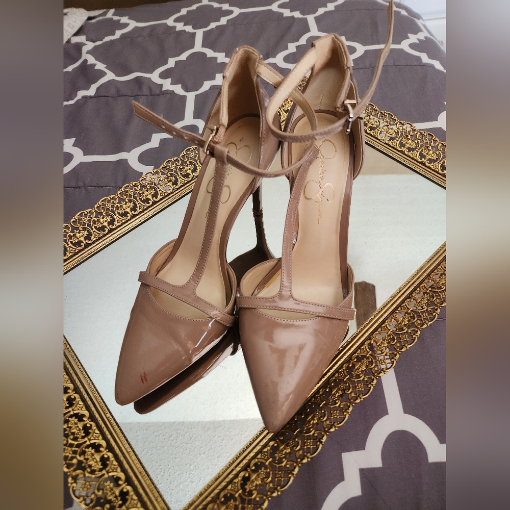 Jessica Simpson t strap heels
